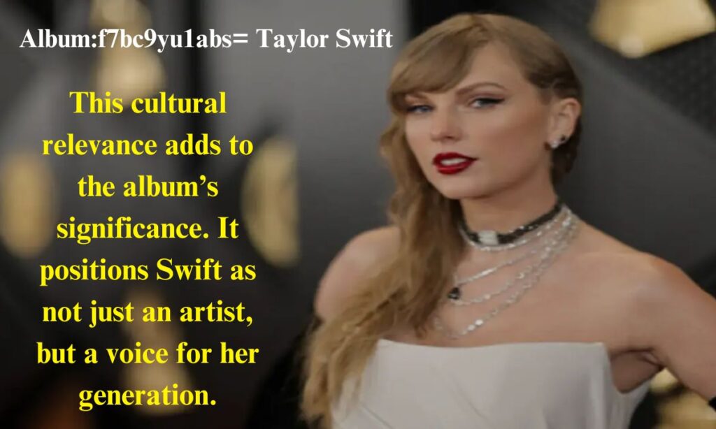 Cultural Impact of Album:f7bc9yu1abs= Taylor Swift