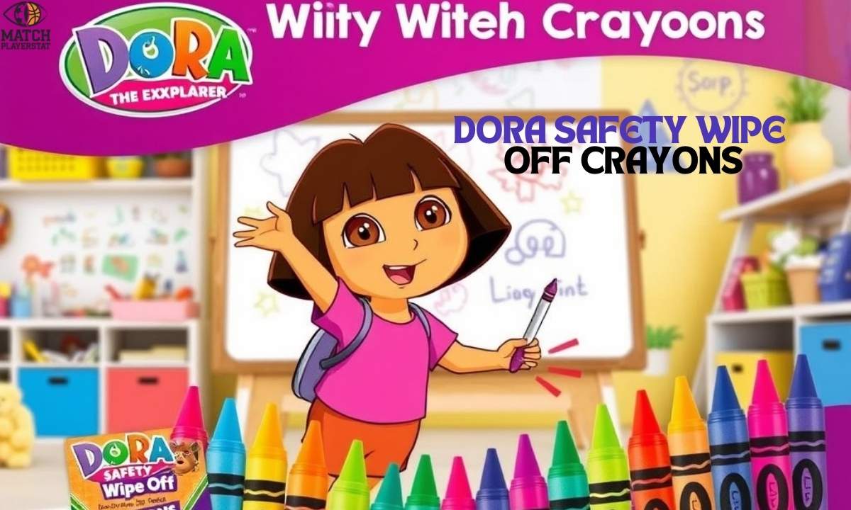 Dora Safety Wipe Off Crayons